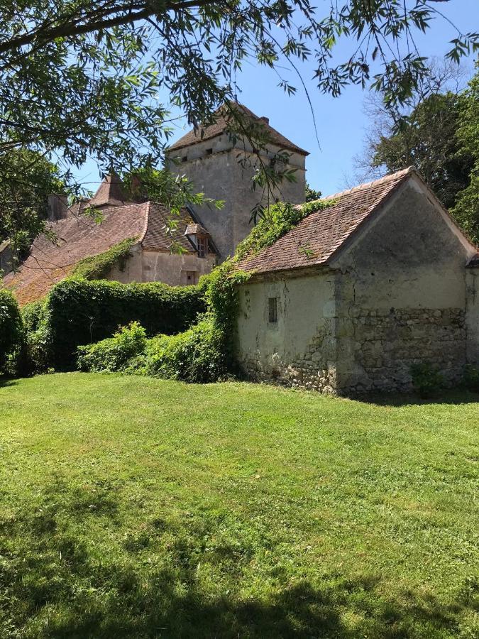 Chateau De Vesset Acomodação com café da manhã Tréteau Exterior foto